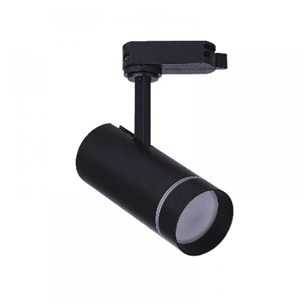 Σποτ Ράγας Μαύρο LED 20W Θερμό Λευκό - InLight