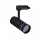 Σποτ Ράγας Μαύρο LED 20W Θερμό Λευκό - InLight