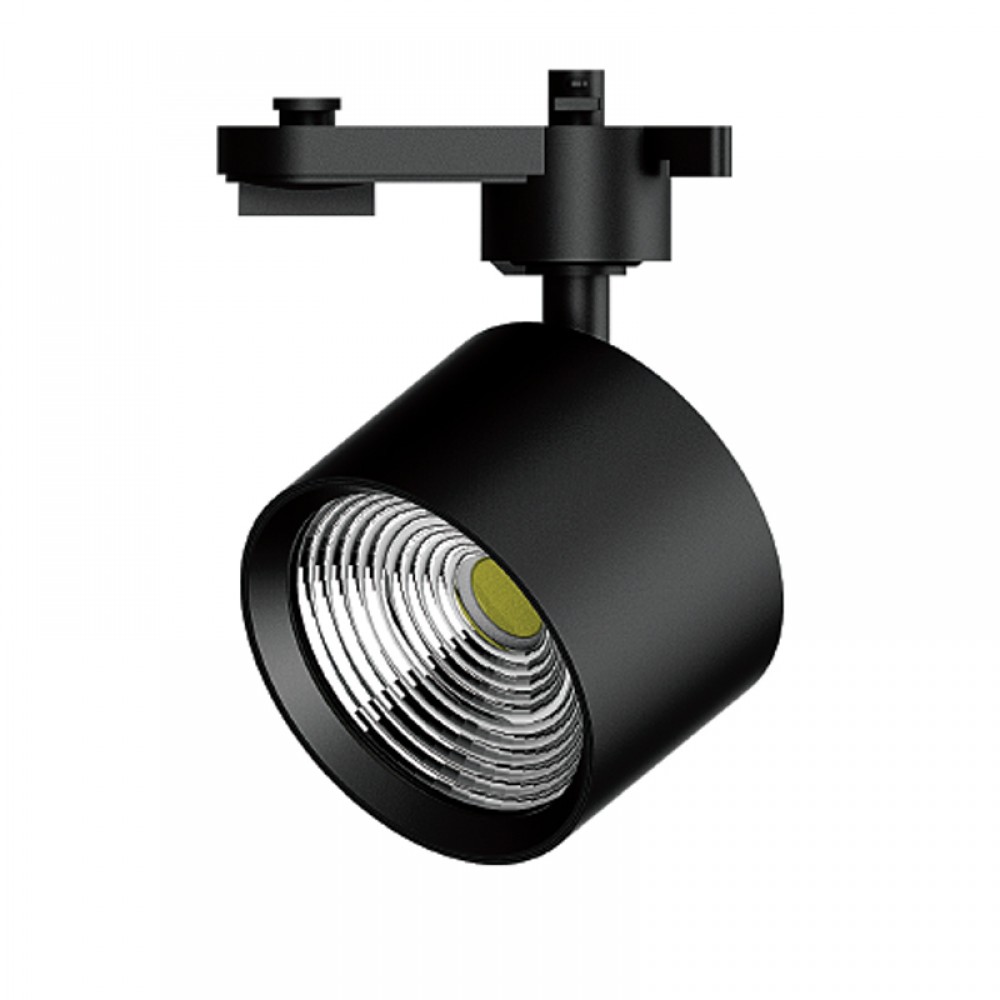 Σποτ Ράγας Μαύρο LED 10W Θερμό Λευκό - InLight