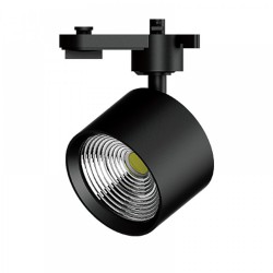 Σποτ Ράγας Μαύρο LED 10W Ουδέτερο Λευκό - InLight