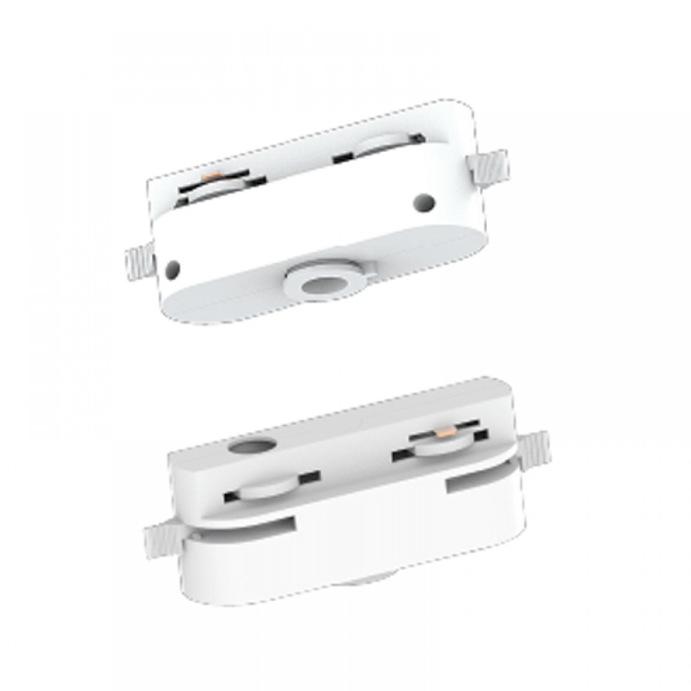 Βάση Μονοφασικής Ράγας Για Κρέμαση Φωτιστικού Λευκό - InLight