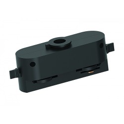 Βάση Μονοφασικής Ράγας Για Κρέμαση Φωτιστικού  Μαύρο - InLight