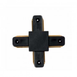 Σύνδεσμος Μαύρος Μονοφασικής Ράγας Μαύρο - InLight