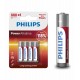PHILIPS POWER ALK 3A-P4 LR03P4B/05 37764 ΜΠΑΤΑΡΙΕΣ