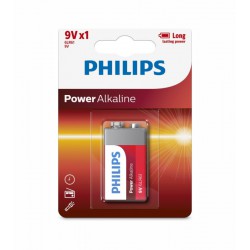 PHILIPS POWER ALK 9V B1 6LR61P1B/05 38236 ΜΠΑΤΑΡΙΑ