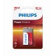 PHILIPS POWER ALK 9V B1 6LR61P1B/05 38236 ΜΠΑΤΑΡΙΑ