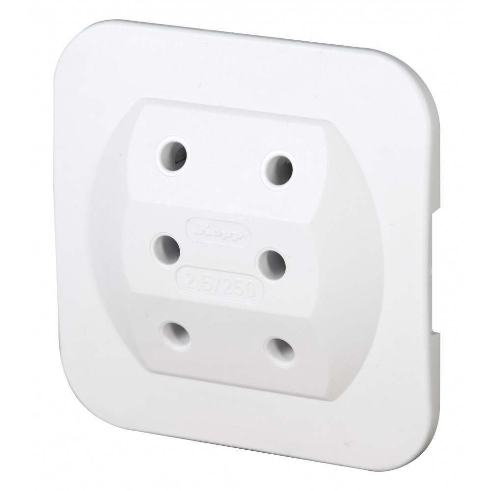 Πολλαπλό Σουκο Σε 3 Διπολικά Λευκό 3x 2.5A 250 V - Kopp
