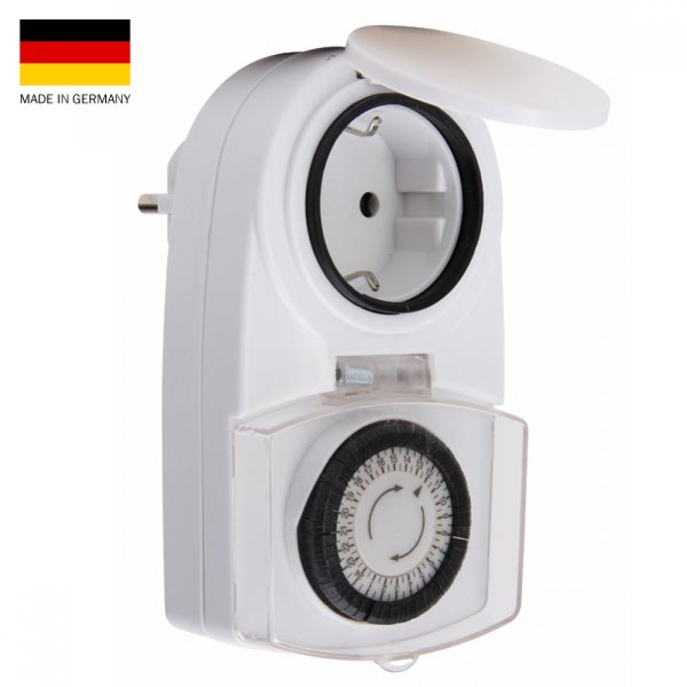 Εξωτερικός Μηχανικός Χρονοδιακόπτης Ημερήσιος IP44 16A 230V 3680W - Kopp