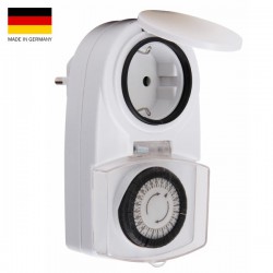 Εξωτερικός Μηχανικός Χρονοδιακόπτης Ημερήσιος IP44 16A 230V 3680W - Kopp