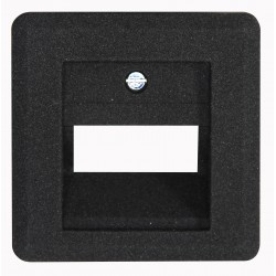 Πρίζα CAT6 DATA Διπλή Σε Ανθρακί Χρώμα HK02 - Kopp