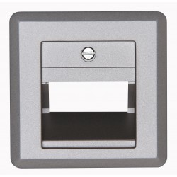 Πρίζα CAT6 DATA Διπλή Σε Ασημί Χρώμα HK02 - Kopp