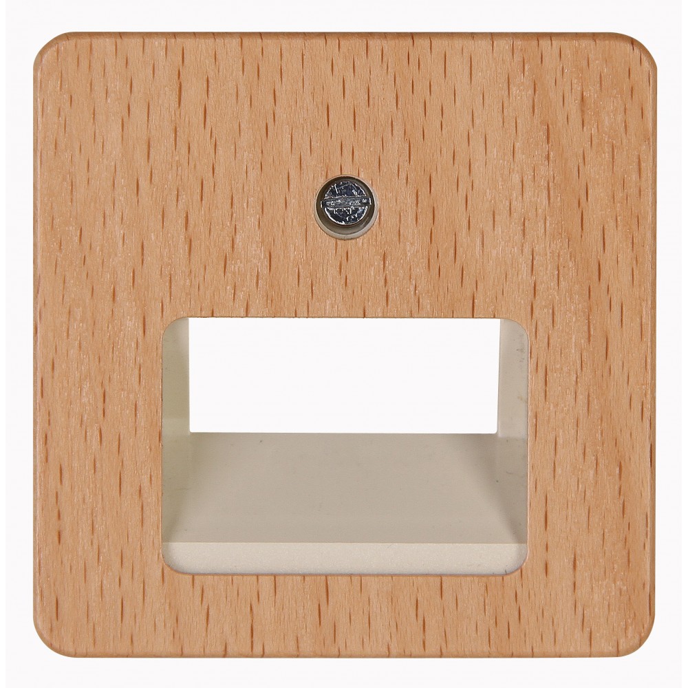 Πρίζα CAT6 DATA Διπλή Από Ξύλο Οξιάς HK02 - Kopp