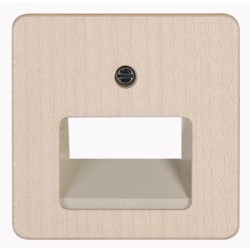 Πρίζα CAT6 DATA Διπλή Από Ξύλο Σφεντάμι HK02 - Kopp