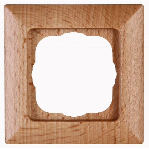 Μπουτόν Διπλός Ρολών Από Ξύλο Οξιάς 10A 250V HK02 - Kopp