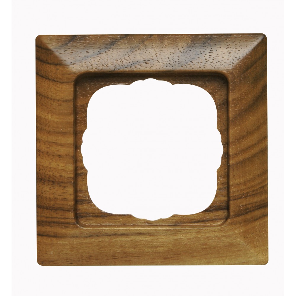 Πρίζα CAT6 DATA Διπλή Από Ξύλο Καρυδιάς HK02 - Kopp