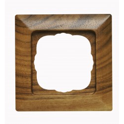 Πρίζα TV-FM SAT Διελεύσεως Από Ξύλο Καρυδιάς HK02 - Kopp