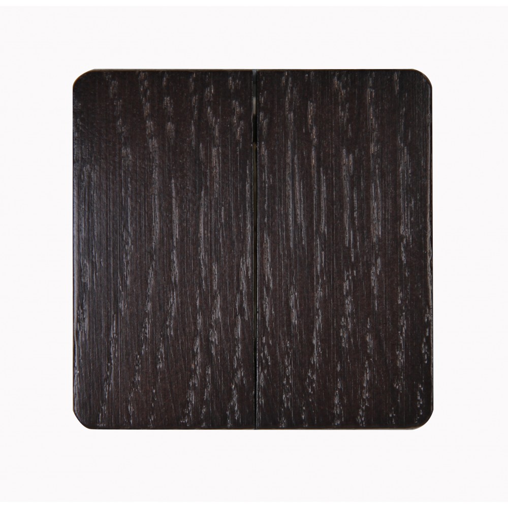 Μπουτόν Διπλός Ρολών Από Ξύλο Βένγκε 10A 250V HK02 - Kopp