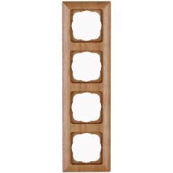 Πλαίσιο Τετραπλό Σε Οξιά Χρώμα Και Αληθινό Ξύλο HK02 - Kopp