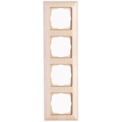 Πλαίσιο Τετραπλό Σε Χρώμα Σφεντάμι Και Αληθινό Ξύλο HK02 - Kopp