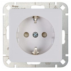 Πρίζα Σούκο Προστασίας Μονή Σε Λευκό Χρώμα 16A 250V HK02 - Kopp