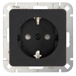 Πρίζα Σούκο Προστασίας Μονή Σε Ανθρακί Χρώμα 16A 250V HK02 - Kopp