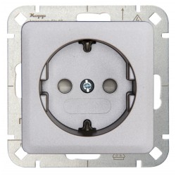 Πρίζα Σούκο Προστασίας Μονή Σε Ασημί Χρώμα 16A 250V HK02 - Kopp