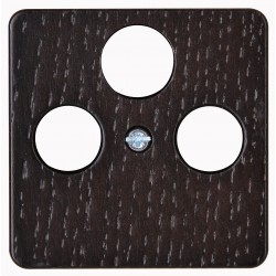 Πρίζα TV-FM SAT Διελεύσεως Από Ξύλο Βένγκε HK02 - Kopp