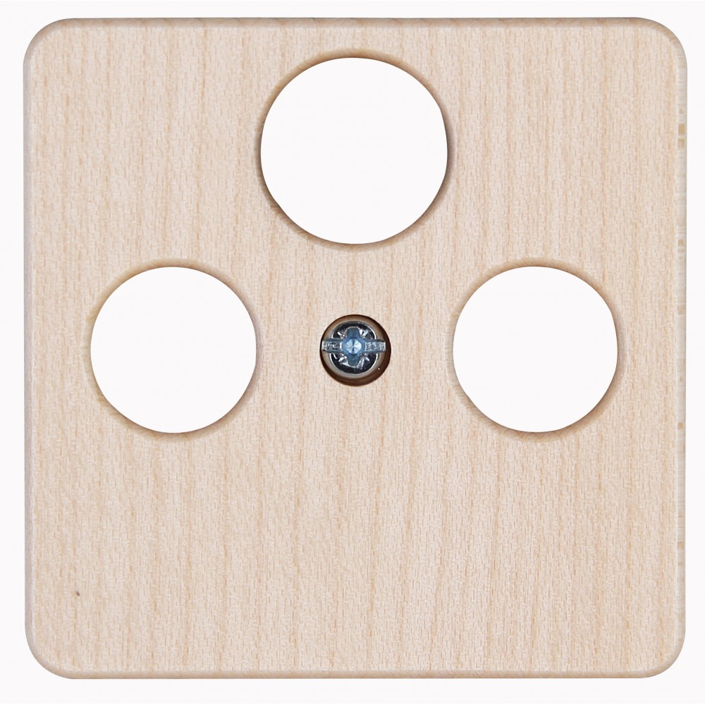 Πρίζα TV-FM SAT Διελεύσεως Από Ξύλο Σφεντάμι HK02 - Kopp