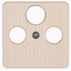 Πρίζα TV-FM SAT Διελεύσεως Από Ξύλο Σφεντάμι HK02 - Kopp