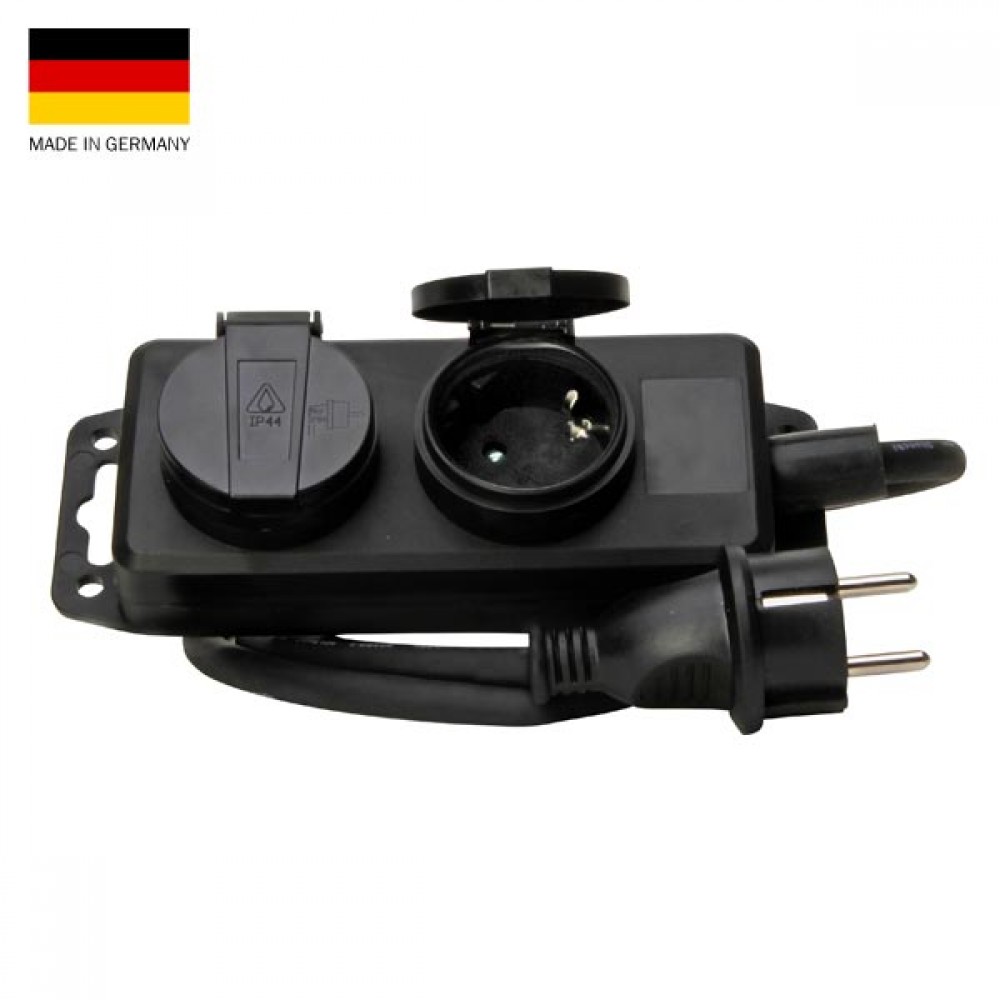 Πολύπριζο 2 Θέσεων Με Καλώδιο ΣΤΕΓΑΝΟ IP44 16Α - Kopp