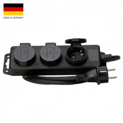 Πολύπριζο 3 Θέσεων Με Καλώδιο ΣΤΕΓΑΝΟ IP44 16A - Kopp