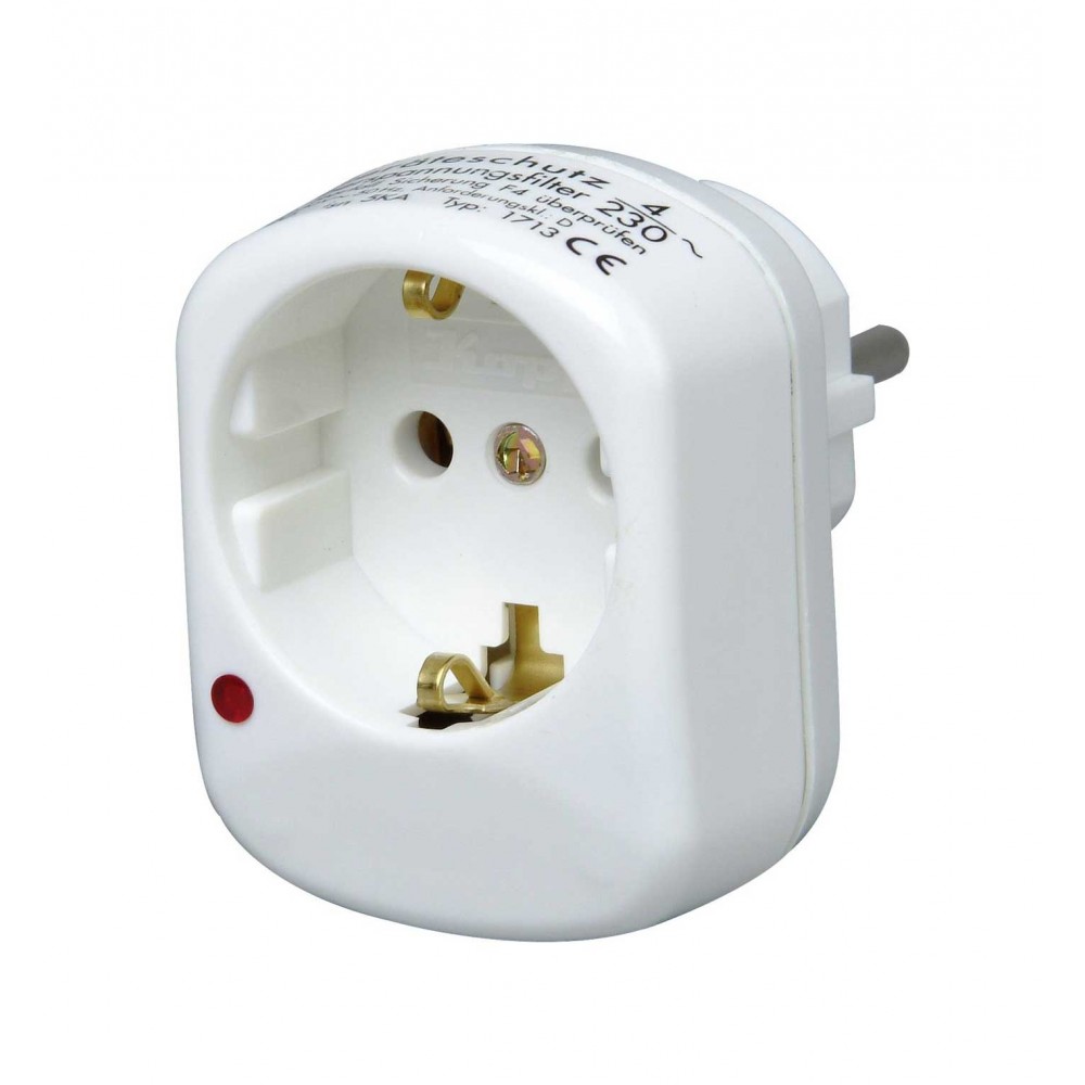 Πρίζα σούκο με Προστασία Υπέρτασης 4A/230V KOPP