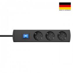 Πολύπριζο Πολλαπλών Θέσεων Τριπλό Με Διακόπτη Ανθρακί DUOversal PLUS - Kopp