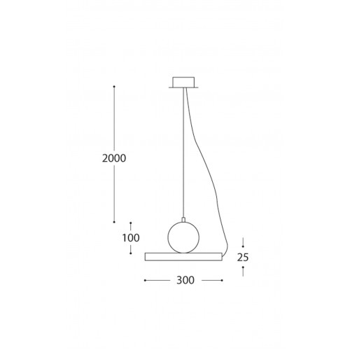 Led Κρεμαστό Φωτιστικό Αλουμινίου Λευκό 3W Dimmable Magneto-WH LUCIDO