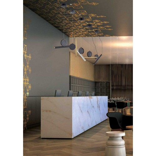 Led Κρεμαστό Φωτιστικό Αλουμινίου Λευκό 3W Dimmable Magneto-WH LUCIDO