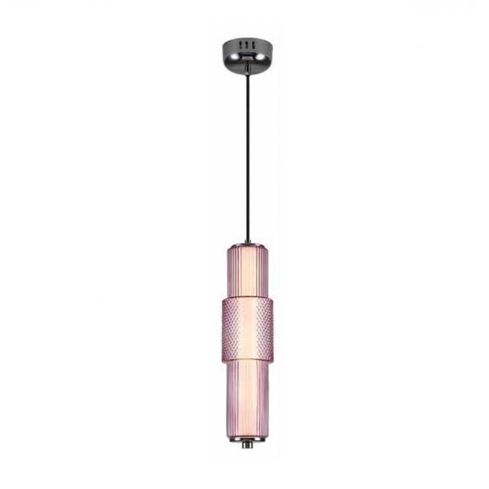 Led Κρεμαστό Φωτιστικό Γυάλινο Οπάλ Μωβ 12W Dimmable Pop - PL LUCIDO