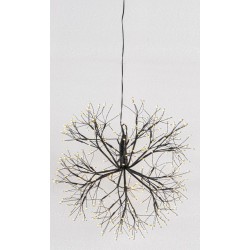 Φωτιζόμενη Χριστουγεννιάτικη Μπάλα Με 384 Led Φωτάκια Θερμού Φωτισμού Με Μετασχηματιστή ip44 Και Dimmer 30cm