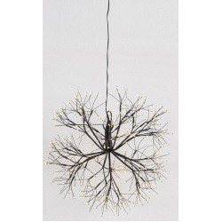 Φωτιζόμενη Χριστουγεννιάτικη Μπάλα Με 1200 Led Φωτάκια Θερμού Φωτισμού Με Μετασχηματιστή ip44 Και Dimmer 60cm