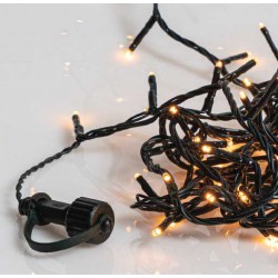 300Led Λαμπάκια All Flasher Με Επέκταση Και Μετασχηματιστή Ip44 ,Πράσινο Καλώδιο/Θερμό Λαμπάκι ,15 Μέτρα