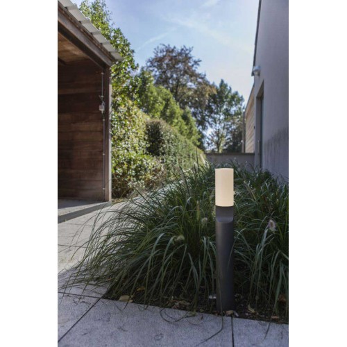 LED Κολωνάκι Αλουμινίου Σκούρο Γκρι 13W IP44 BATI - LUTEC