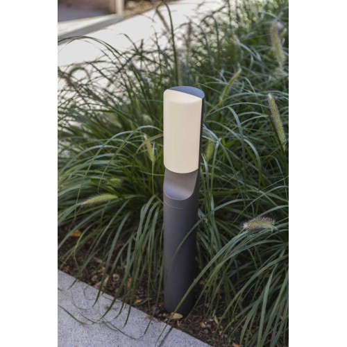 LED Κολωνάκι Αλουμινίου Σκούρο Γκρι 13W IP44 BATI - LUTEC