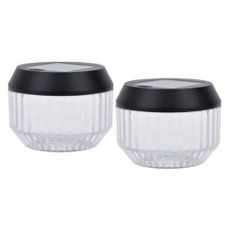 LED Ηλιακό Επιτραπέζιο Φορητό Φωτιστικό - 2 τεμάχια 0,11W IP44 DIVA LUTEC