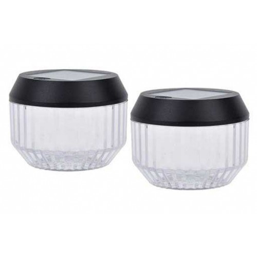 LED Ηλιακό Επιτραπέζιο Φορητό Φωτιστικό - 2 τεμάχια 0,11W IP44 DIVA LUTEC