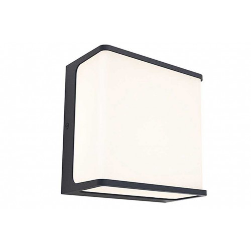 LED Απλίκα Αλουμινίου Εξωτερικού Χώρου Ορθογώνιο 19W 4000K IP54 DOBLO LUTEC