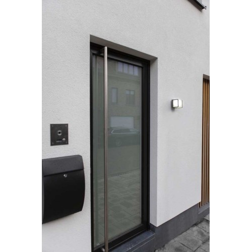 LED Επίτοιχο Φωτιστικό Αλουμινίου Σκούρο Γκρι 15W IP54 DOBLO - LUTEC