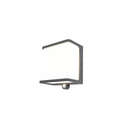 LED Ηλιακό Φωτιστικό Τοίχου Με Αισθητήρα 12W IP44 DOBLO LUTEC