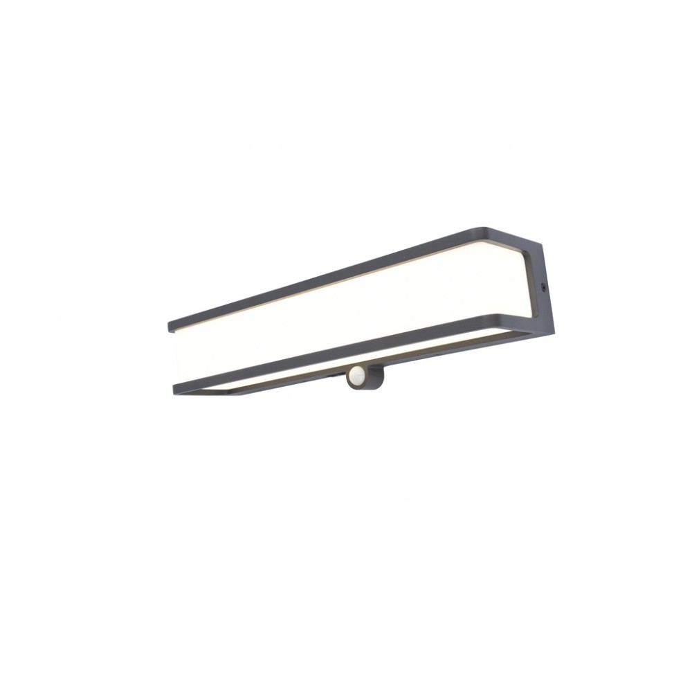 LED Ηλιακό Φωτιστικό Τοίχου Με Αισθητήρα 35cm 16.5W IP54 DOBLO LUTEC