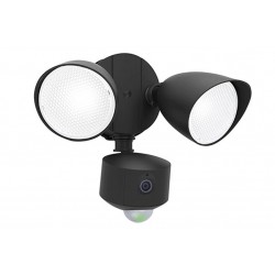 Φωτιστικό Τοίχου με Ανιχνευτή Κίνησης & Κάμερας Ασφαλείας LED 19W / 1200Lm / 5000K / ΙP44 DRACO - LUTEC