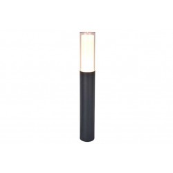 LED Κολωνάκι Σε Σκούρο Γκρι 9.5W Smart CCT-RGB IP44 DROPA LUTEC