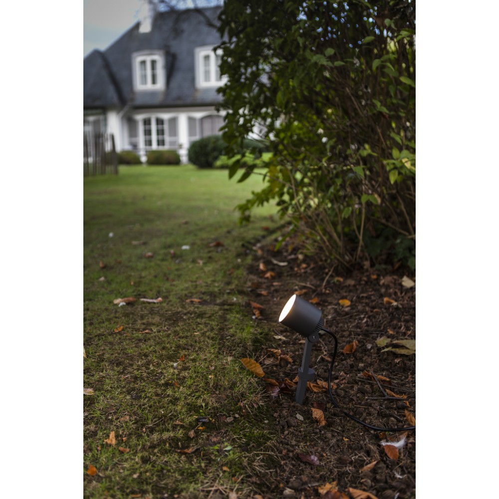 LED Καρφωτό Φωτιστικό Αλουμινίου Σκούρο Γκρι 5,9W IP54 EXPLORER - LUTEC